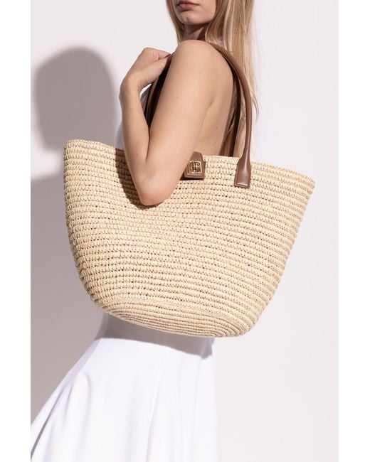 Anine Bing Natural Shopper Bag "Lou"