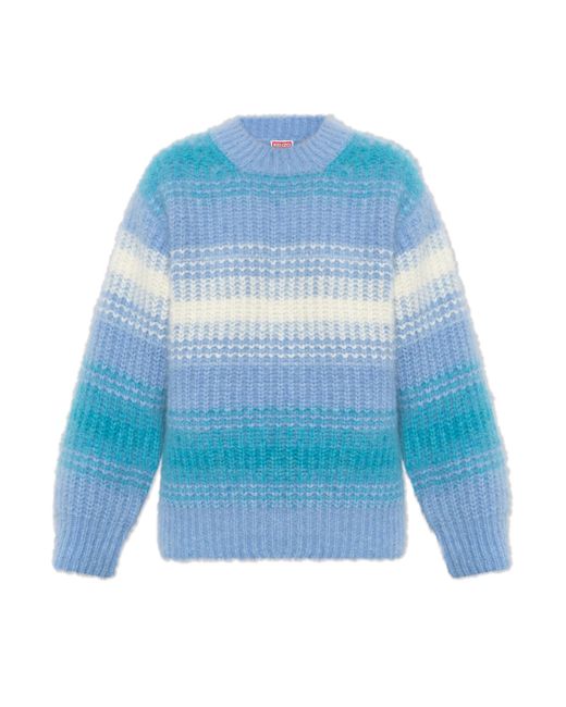 KENZO Blue Sweater With Logo