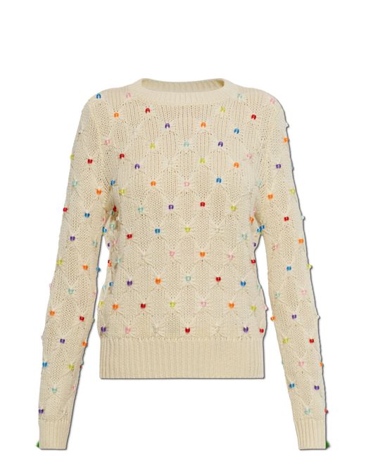 Isabel Marant White Sweater "Priyanka"