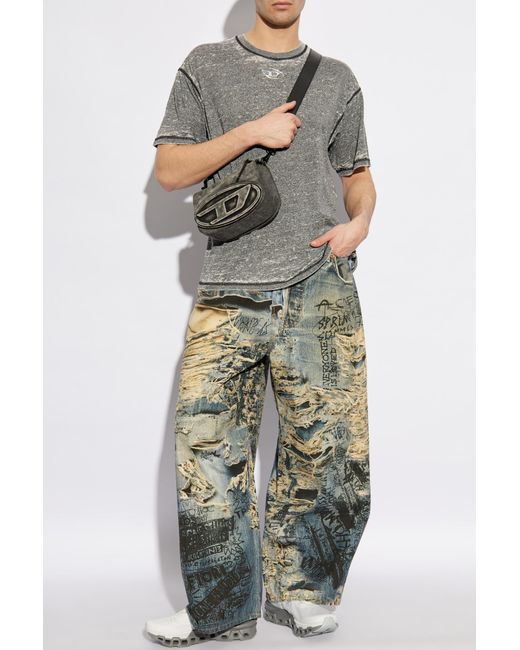 DIESEL Gray T-Shirt T-Boxt-Pak for men