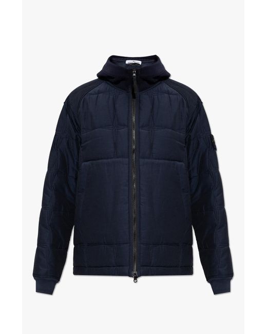 Stone Island Jacket With Logo in Navy 