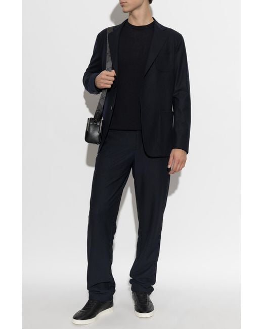 Giorgio Armani Black Cashmere Blazer for men
