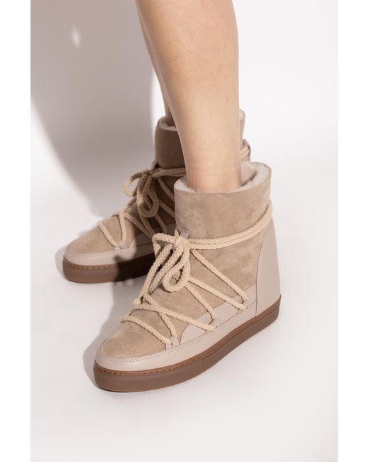 Inuikii Brown "Classic Wedge" Snow Boots
