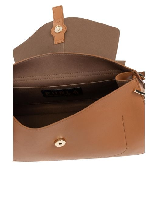 Furla Brown Shoulder Bag 'flow Large',