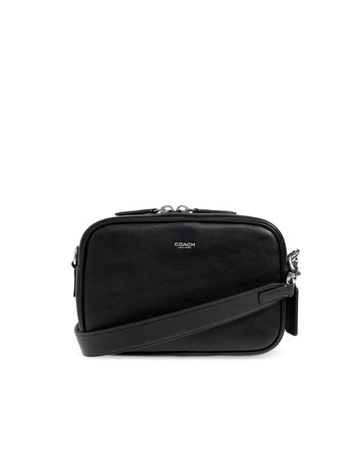 COACH Black Shoulder Bag 'Radio' for men