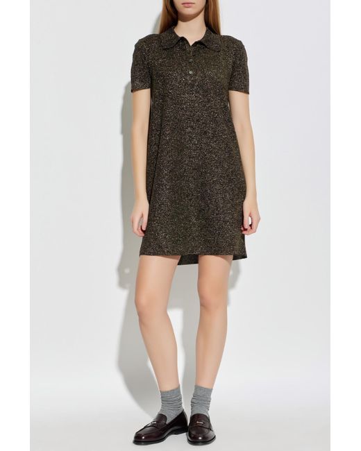 A.P.C. Metallic Dress With Lurex Thread