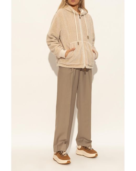 Moon Boot Brown 'Moon247 City Shearling' Sports Shoes