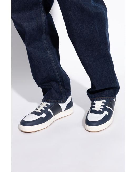 Hogan Blue Sneakers 'H-Stripes' for men