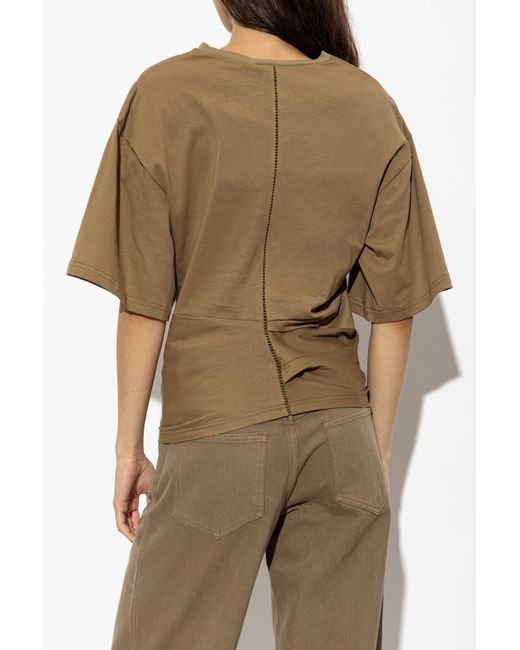 Christopher Esber Natural Draped Top