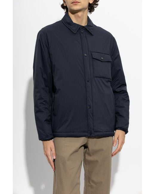 Burberry Blue Insulated Jacket "Dalewood" for men