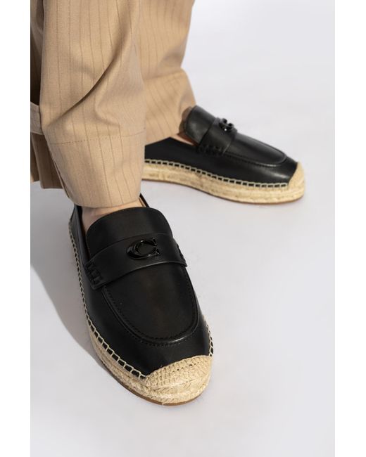 COACH Black Espadrilles Camilla