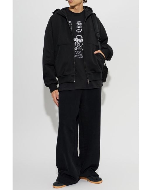 Adidas Originals Black T-Shirt With Print for men