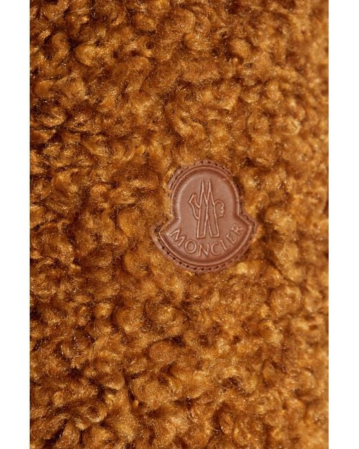 Moncler Brown Barbot Down Jacket