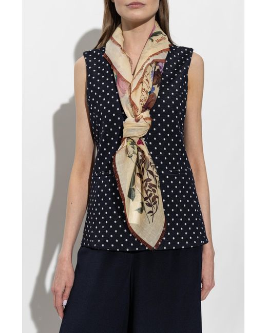 Max Mara Natural Scarf 'Moneta'