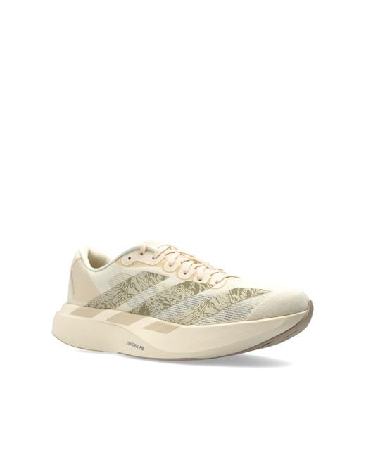 Adidas Originals White Sports Shoes "Adizero Evo Sl W"