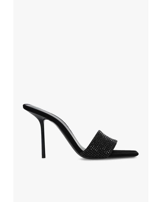 Black evening best sale mules
