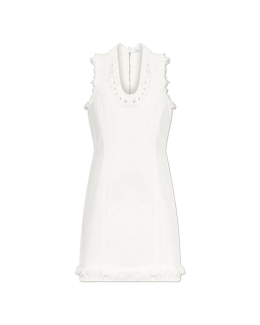 Ferragamo White Denim Dress