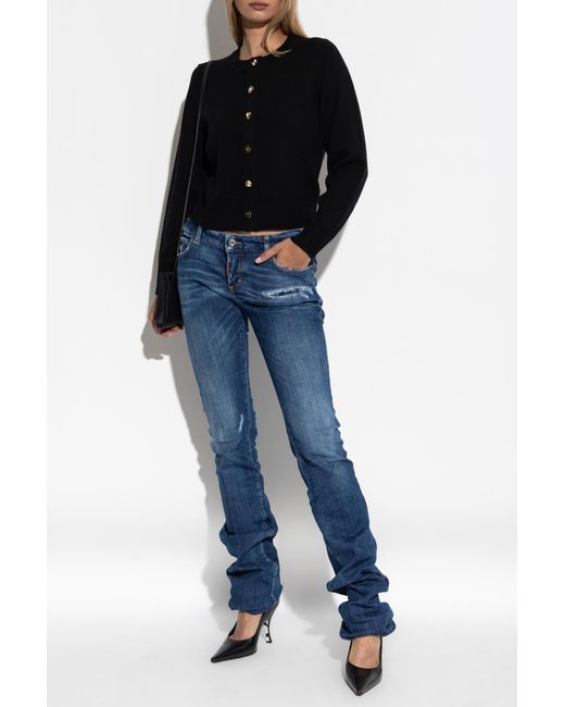 DSquared² Blue Bootcut "Sharpei" Jeans
