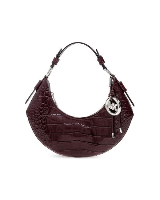 MICHAEL Michael Kors Purple Shoulder Bag "Koa"