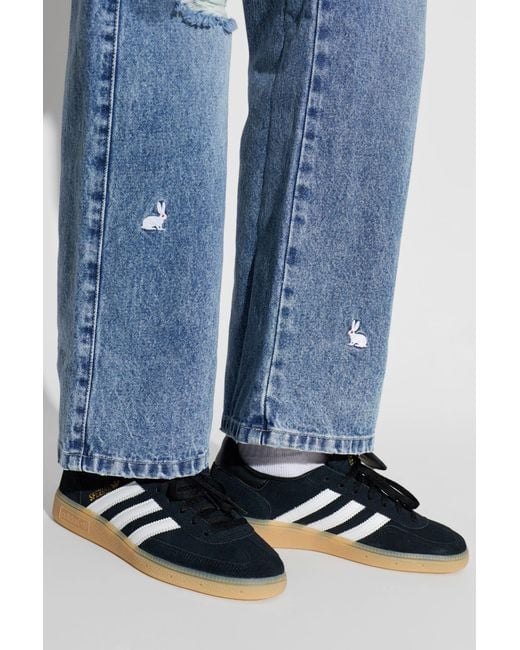 Adidas Originals Black 'Handball Spezial' Sports Shoes