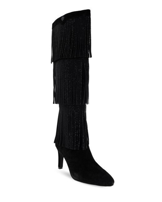 Kurt Geiger Black Heeled Boots 'Shoreditch'