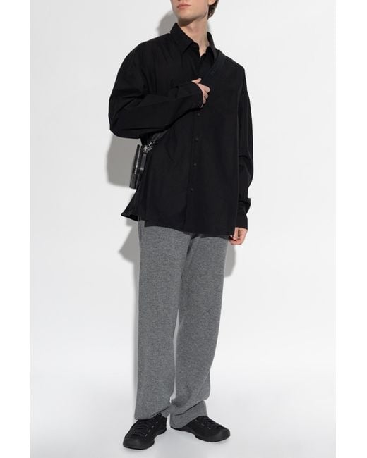 Entire studios Gray Wool Trousers for men
