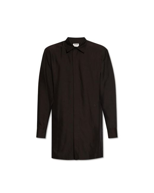 Jil Sander Black 'tuesday Pm' Relaxed-fitting Shirt, for men