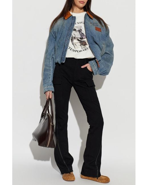 Acne Black 'Cargo' Trousers