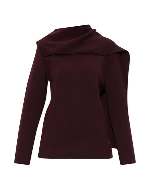 Courreges Red Wool Sweater