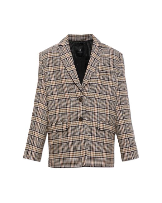 Anine Bing Brown Quinn Blazer
