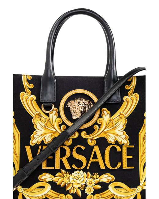 Versace Black Bag La Medusa Small Type Shopper