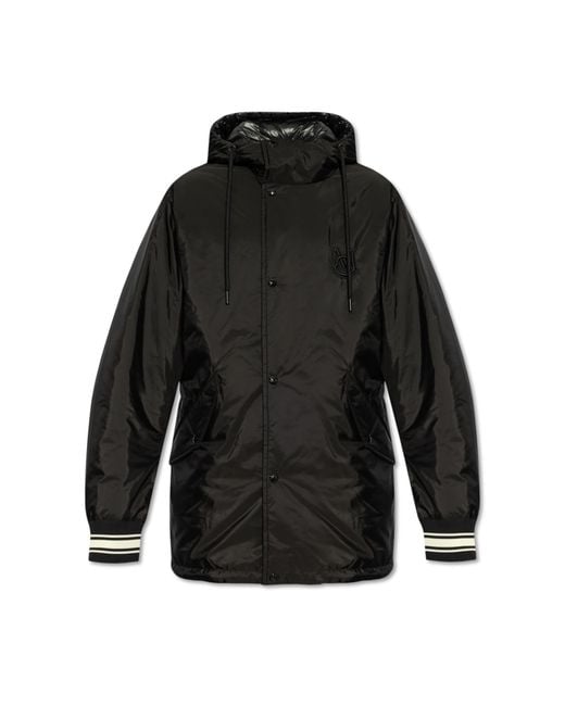 Moncler Black Reversible Jacket Vernant for men
