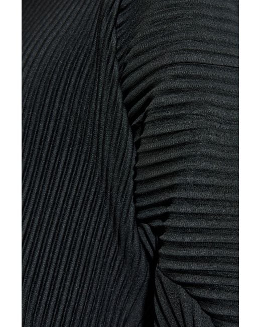 Homme Plissé Issey Miyake Black Pleated Trousers for men