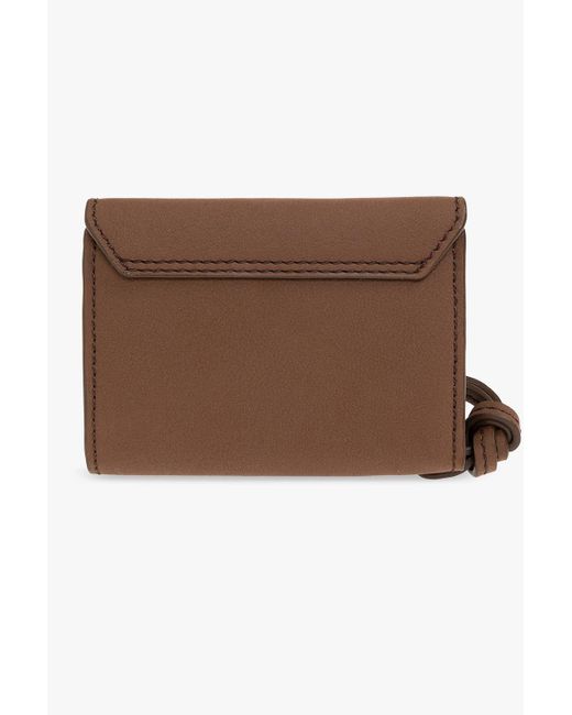 Jacquemus Strapped Card Case in Natural for Men