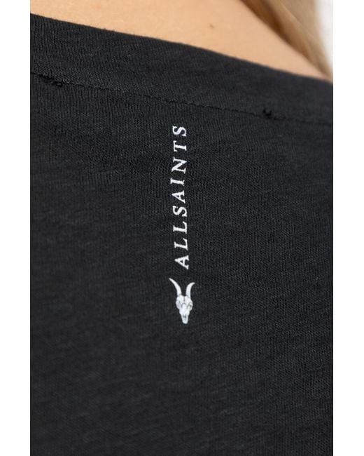 AllSaints Black T-Shirt Anna