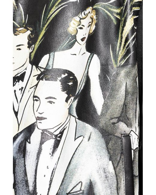 Amiri Black Leather Jacket for men