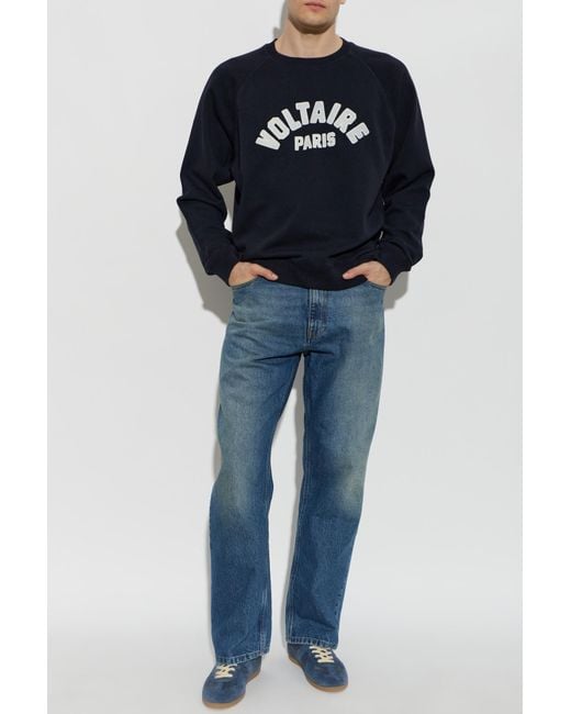 Zadig & Voltaire Blue 'Sunco' Sweatshirt for men