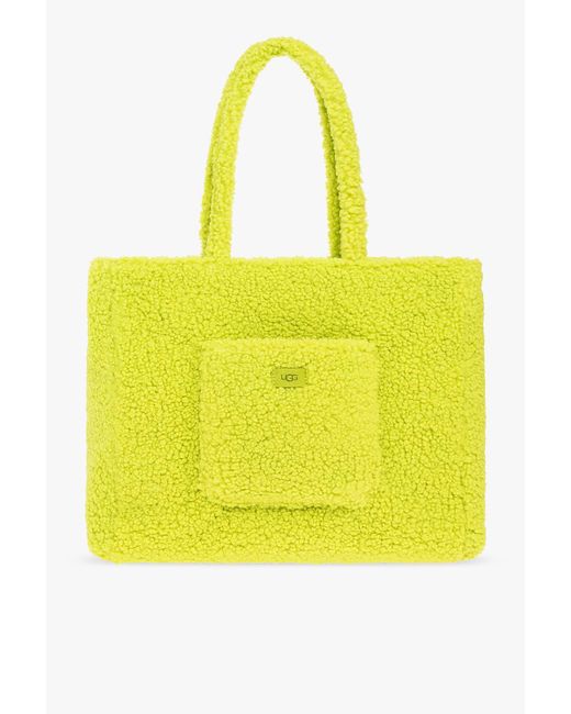 Ugg Yellow 'adrina Large' Shopper Bag