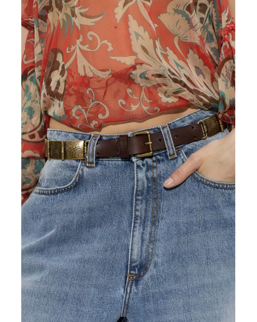 Etro Brown Belt For Waist