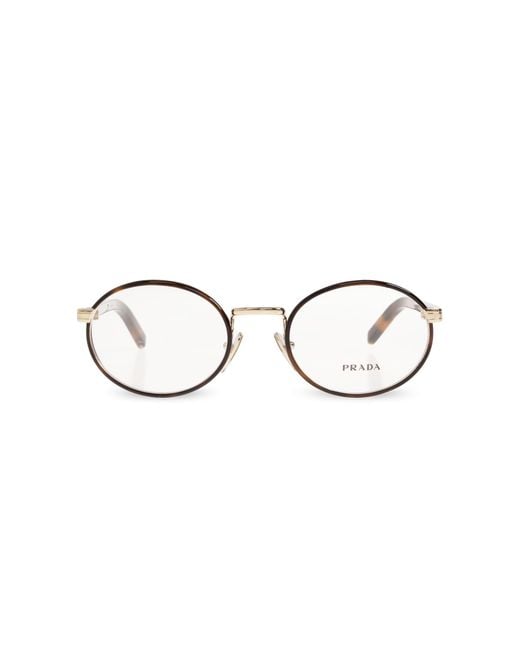 Prada Metallic Prescription Glasses 'B55V'