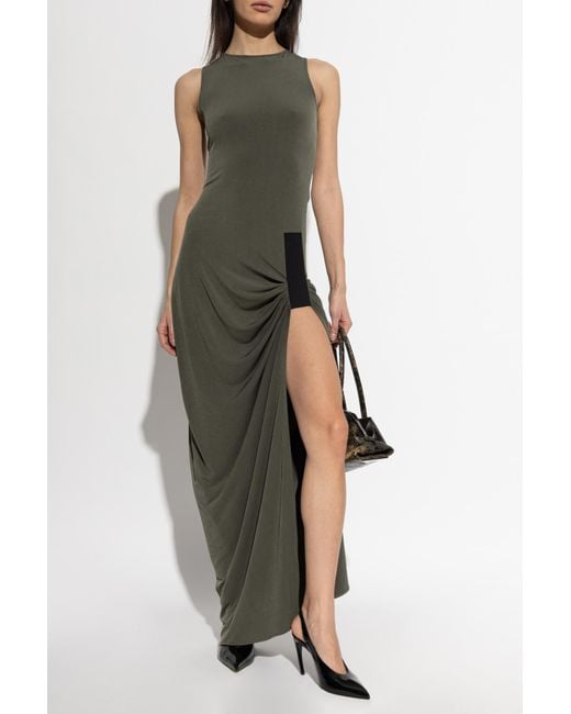 Coperni Green Sleeveless Dress