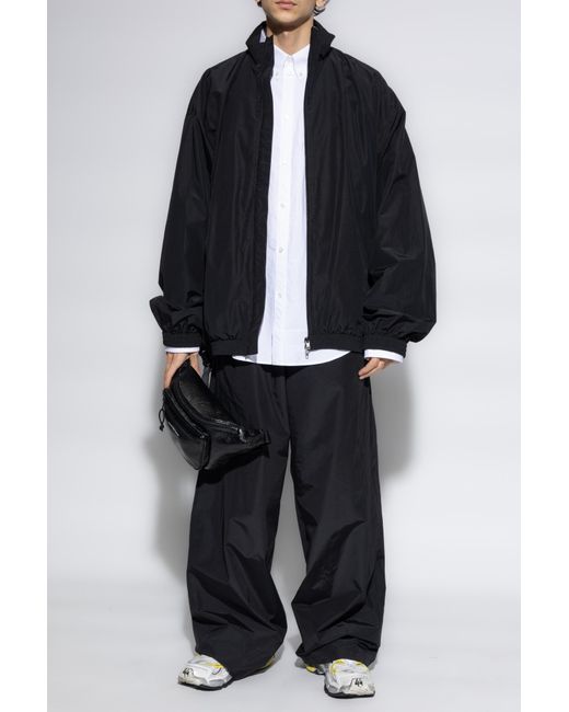 Balenciaga White Cotton Shirt With Pocket for men