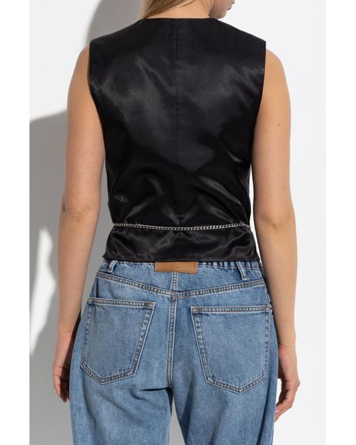 Alexander Wang Blue Wool Vest