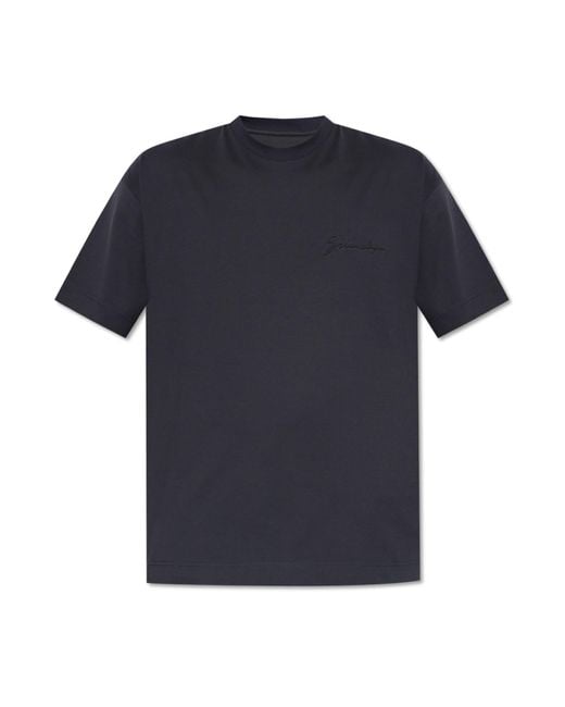 Givenchy Black T-Shirt With Round Neckline for men