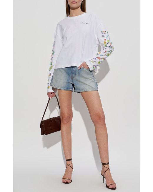 Off-White c/o Virgil Abloh White T-Shirt With Logo