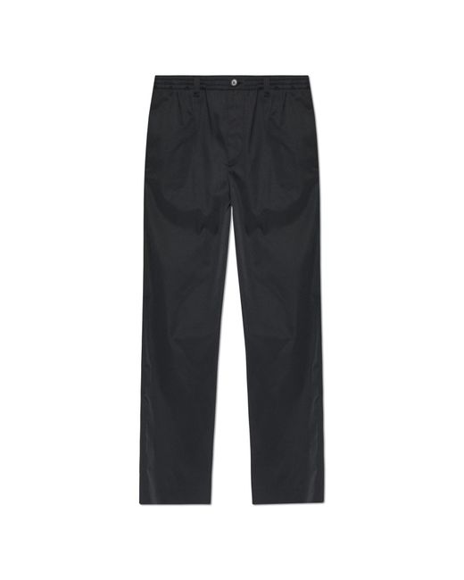 Marni Black Straight-Leg Trousers for men