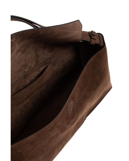Studio Nicholson Brown Shoulder Bag 'Shiboru'