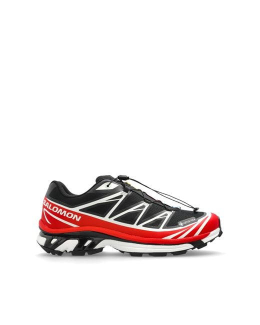 Salomon Red Sports Shoes "Xt-6 Gtx" for men