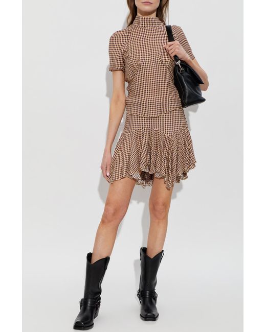 KNWLS Brown Top "Tess"