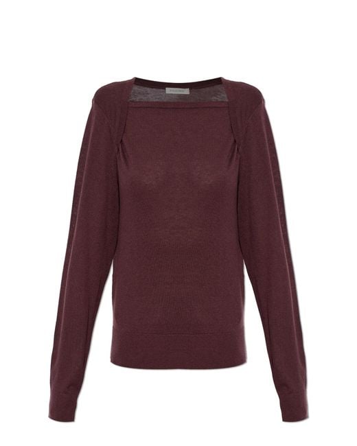 By Malene Birger Purple Sweater 'Gwen'